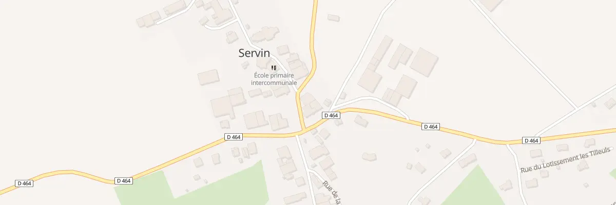 Plan du 2 Rue de l’Eglise à Servin