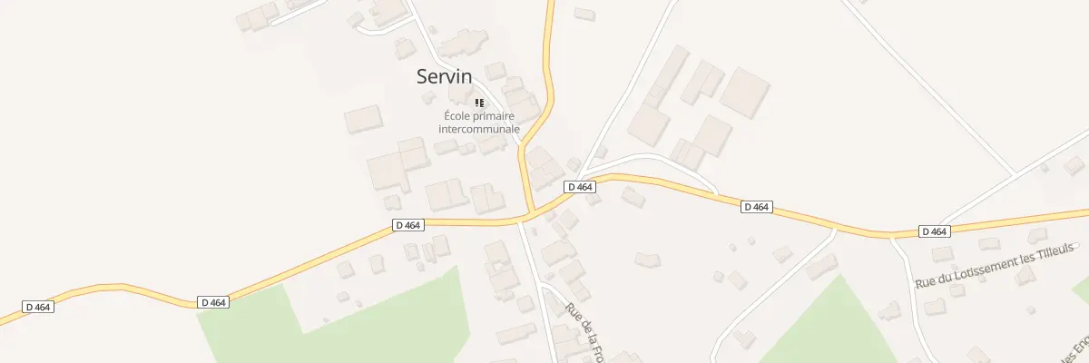 Plan du 8 Rue de Besançon à Servin