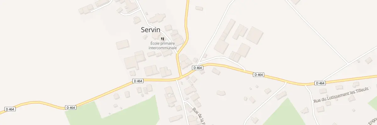 Plan du 6 Rue de Besançon à Servin