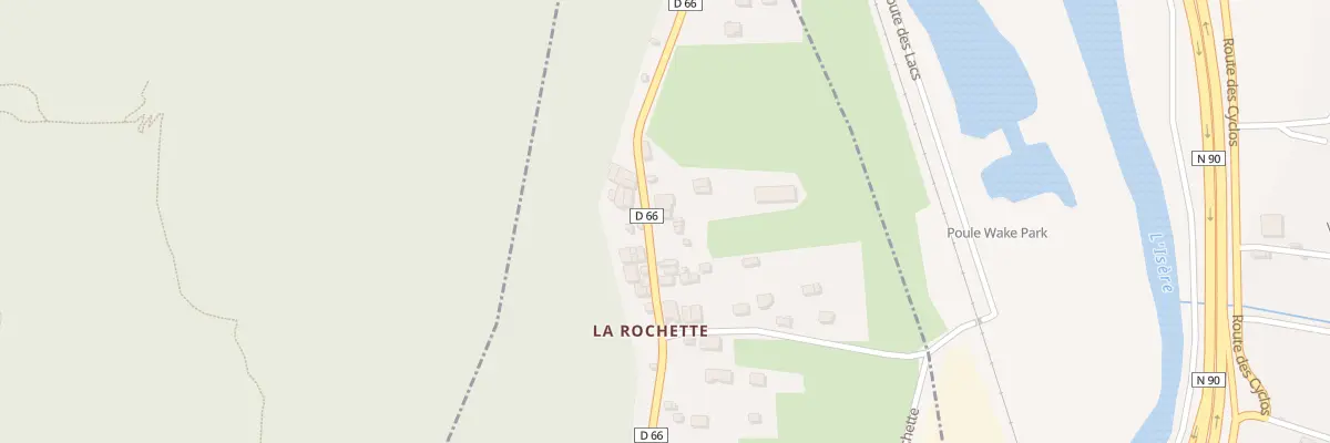 Plan du 255 Rue des grands champs à Rognaix