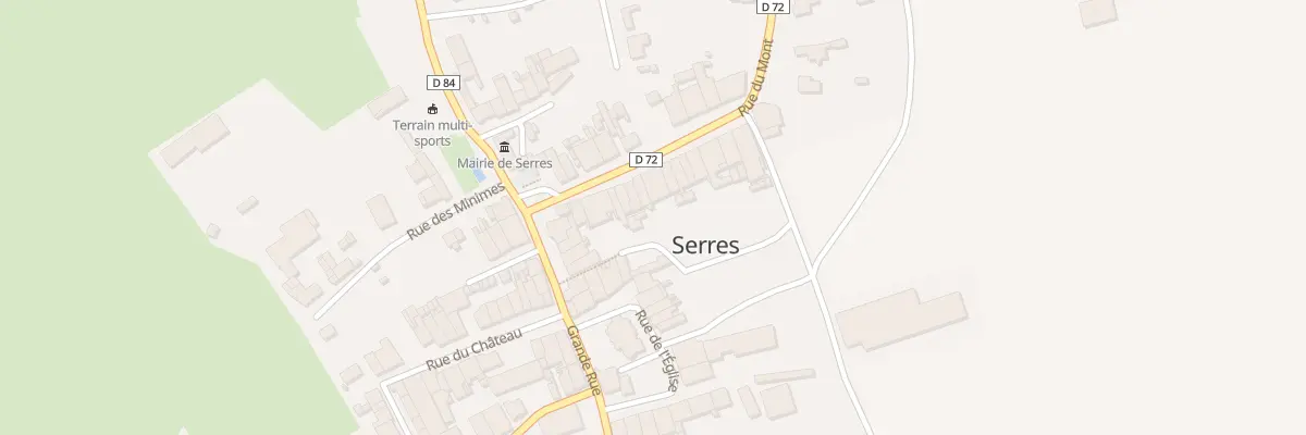Plan du 14 Rue du Mont à Serres