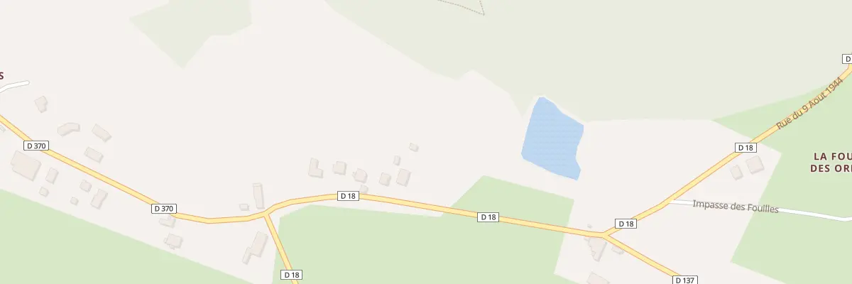 Plan du 5003 Rue du 9 Aout 44 à La Bruyère