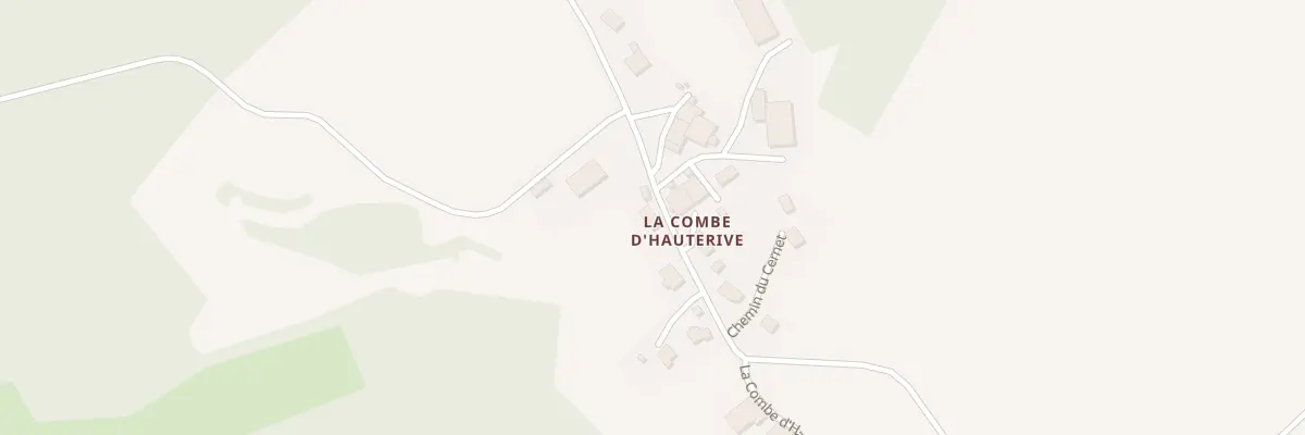 Plan du 4A La Combe d’Hauterive à Pays-de-Montbenoît