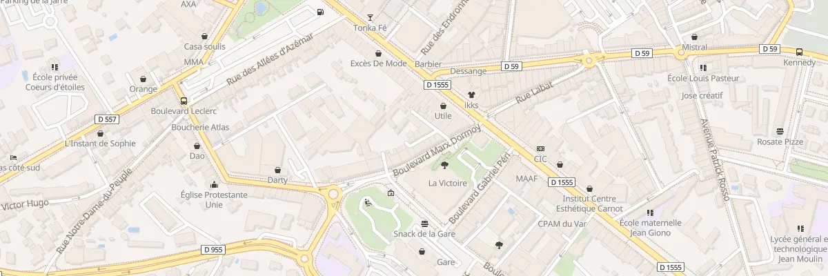 Plan du 1 Imp Marx Dormoy à Draguignan
