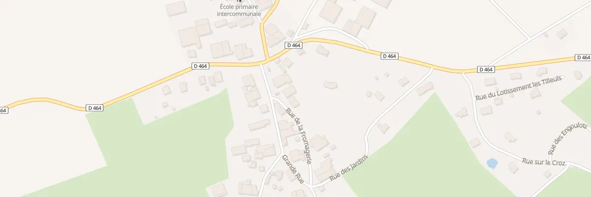 Plan du 3 Rue de la Fromagerie à Servin