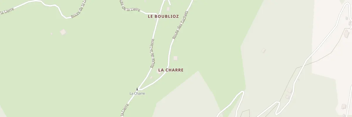Plan du 9003 La Charre à Ugine