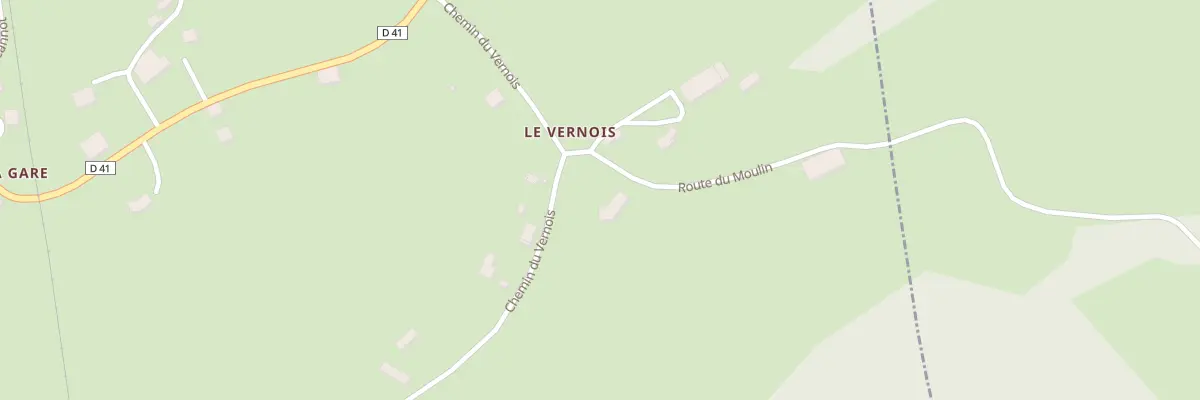 Plan du 64 Rte du Moulin à Longemaison