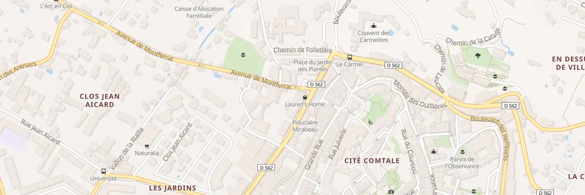 Plan du 3 Av de Montferrat à Draguignan