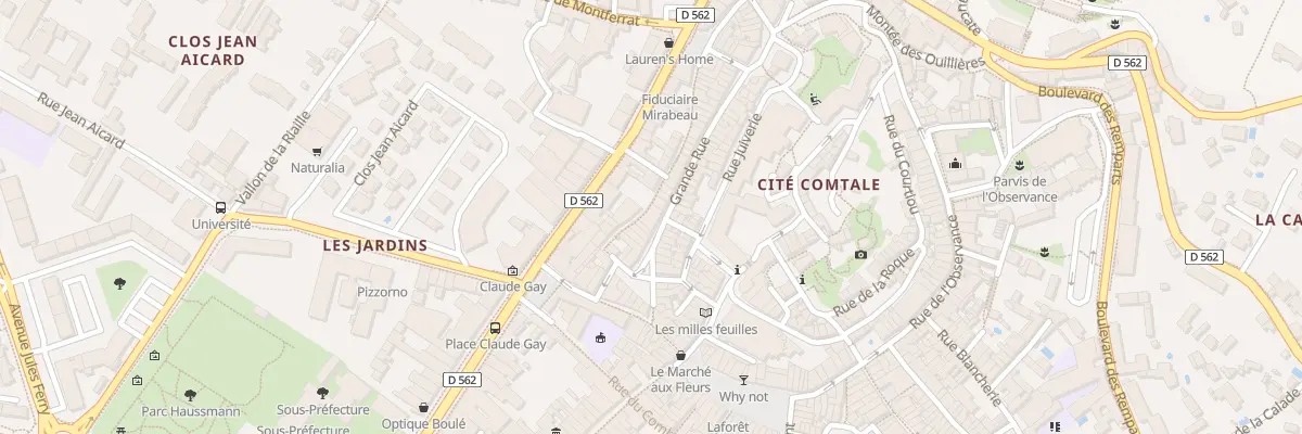 Plan du 42 Grande Rue à Draguignan