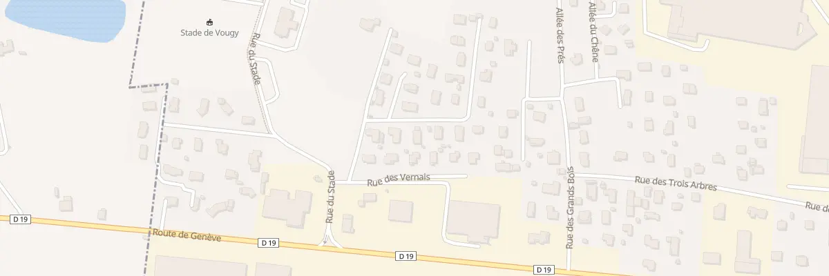 Plan du 6 Rue des Vernais à Vougy