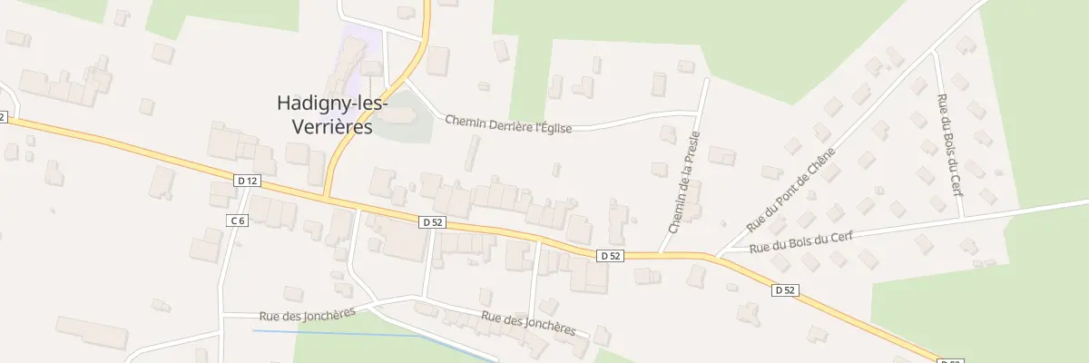 Plan du 42 Rue des Tilleuls à Hadigny-les-Verrières