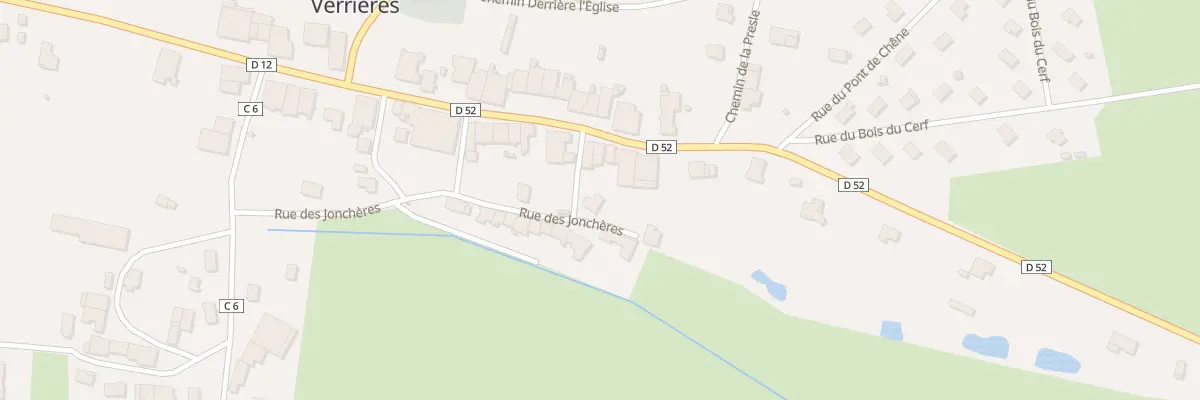 Plan du 8 Rue des Jonchères à Hadigny-les-Verrières