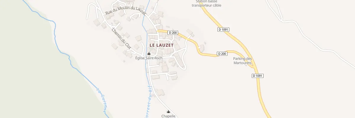 Plan du 60 Rue de l’Aiguillette au Monêtier-les-Bains