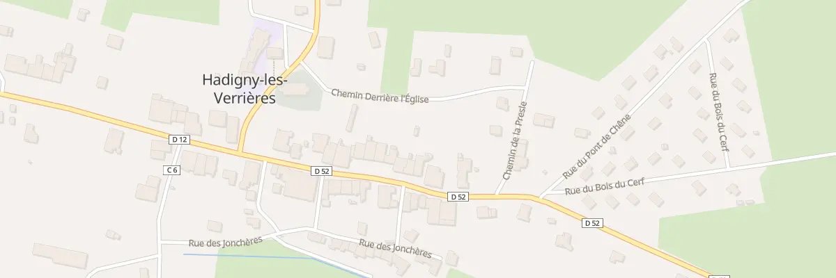 Plan du 44 Rue des Tilleuls à Hadigny-les-Verrières