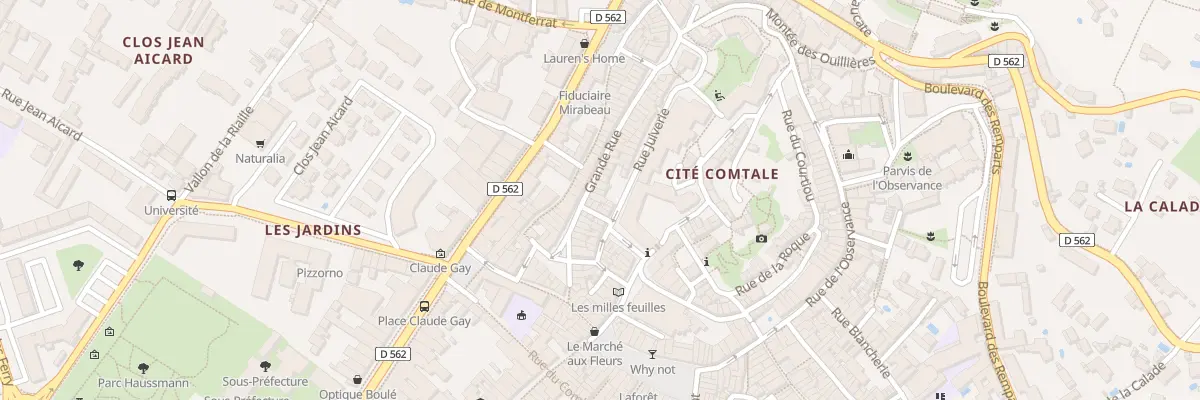 Plan du 37 Grande Rue à Draguignan