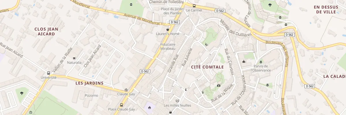 Plan du 26 Grande Rue à Draguignan