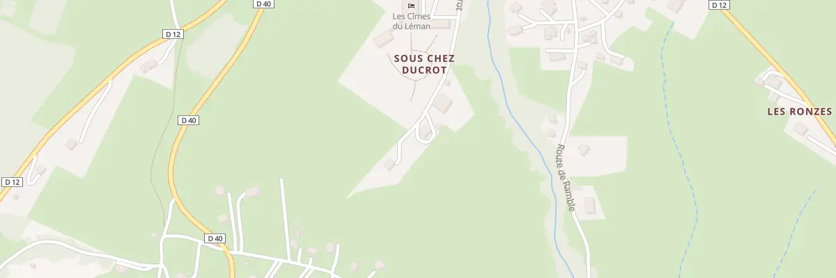 Plan du 347 Che de sous Chez Ducrot à Habère-Poche