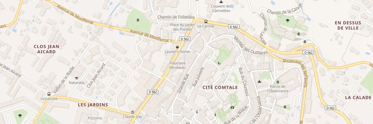 Plan du 7 Rue des Dominicains à Draguignan