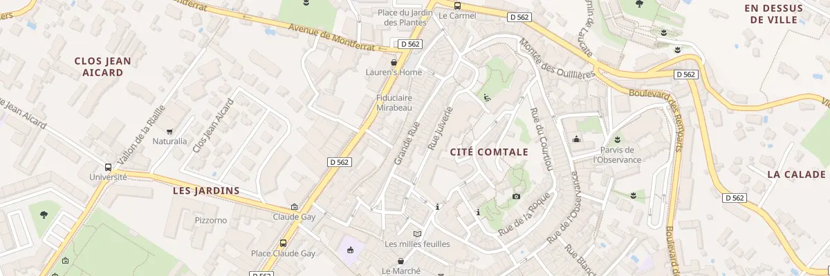 Plan du 25 Grande Rue à Draguignan