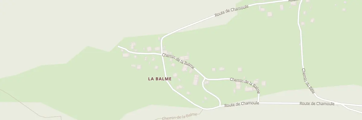 Plan du 264 Che de la Balme à Mont-Saxonnex
