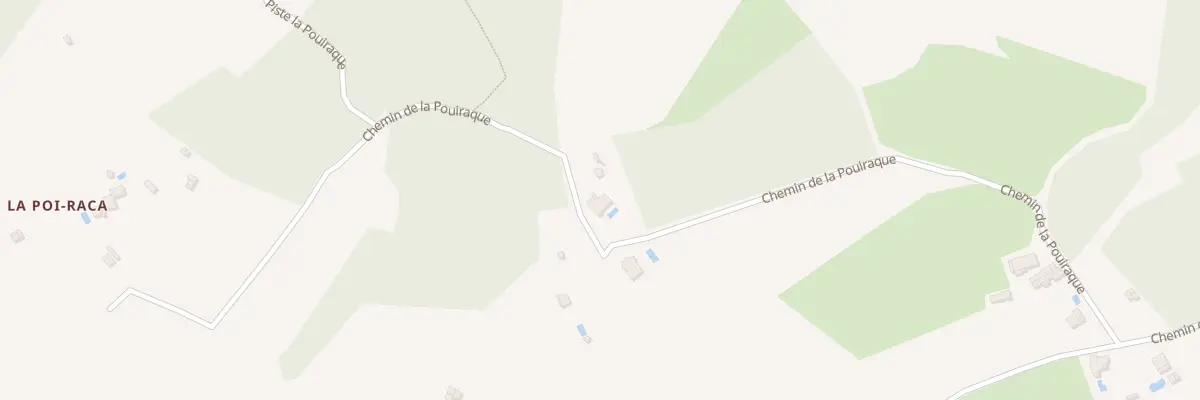 Plan du 518 Che de la Pouiraque à Trans-en-Provence