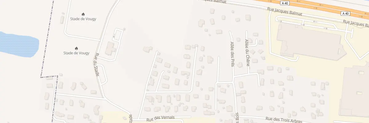 Plan du 23 Rue des Vernais à Vougy