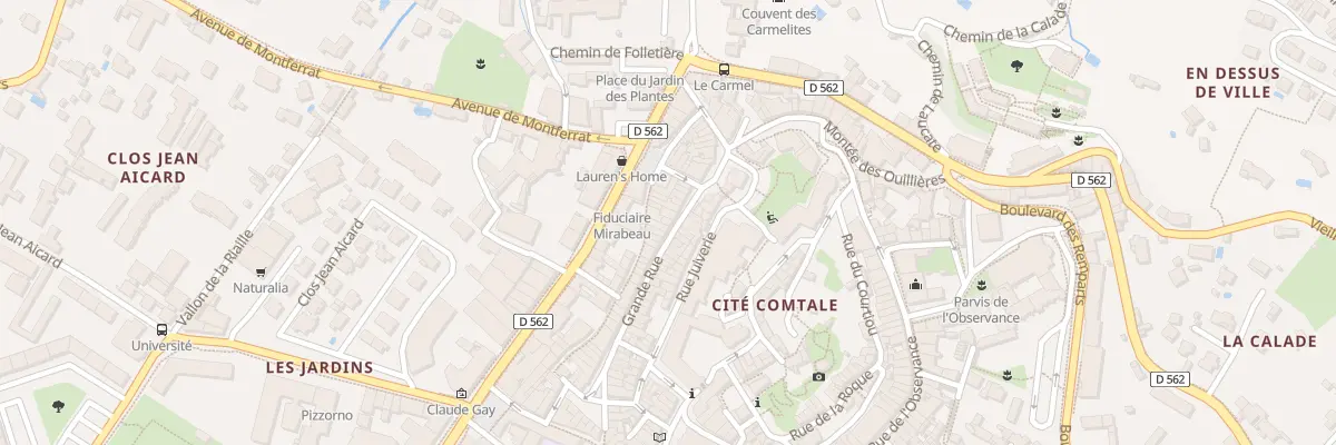 Plan du 12 Grande Rue à Draguignan