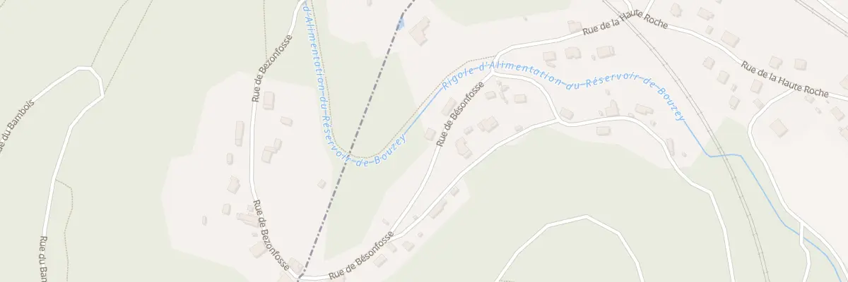 Plan du 80 Rue de Bésonfosse à Dinozé