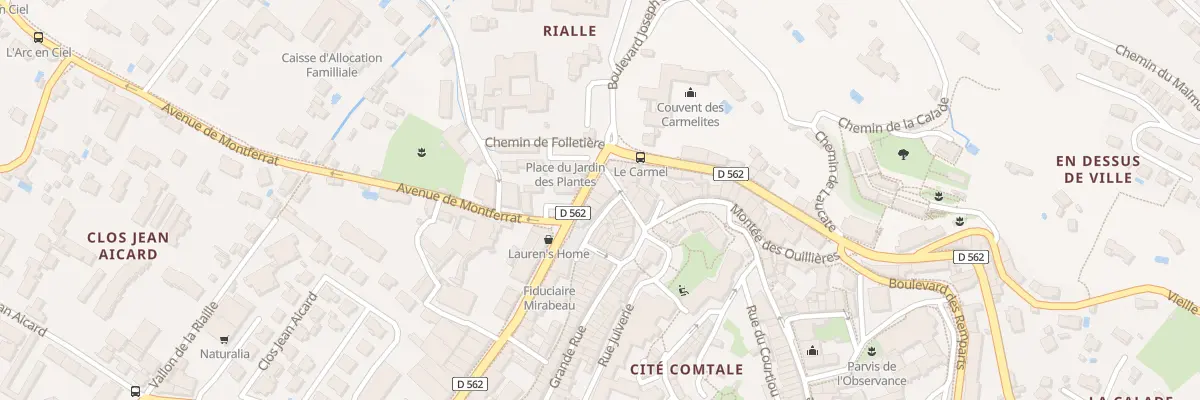 Plan du 9001 Rue du Jeu de Ballon à Draguignan
