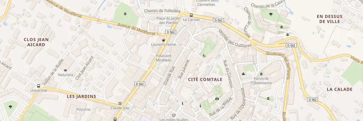 Plan du 7 Grande Rue à Draguignan