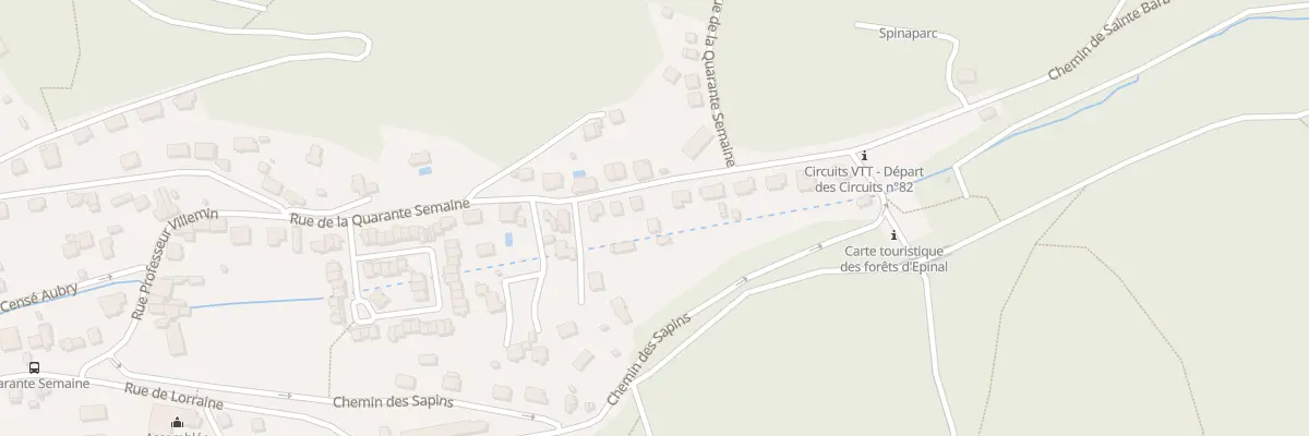 Plan du 76 Rue de la Quarante Semaine à Épinal