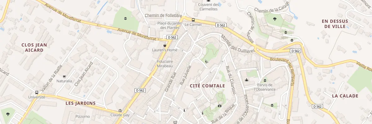 Plan du 3 Grande Rue à Draguignan