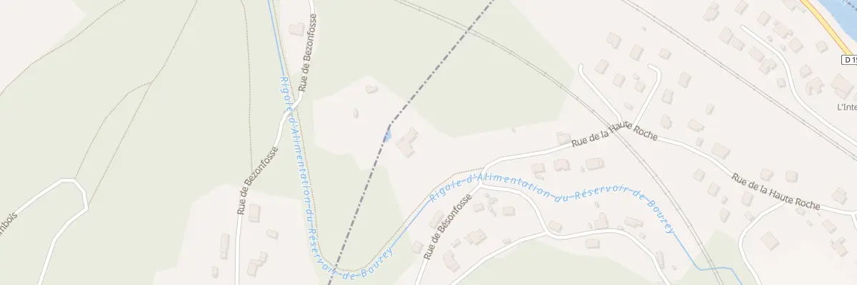 Plan du 644 Rue de la Haute Roche à Dinozé