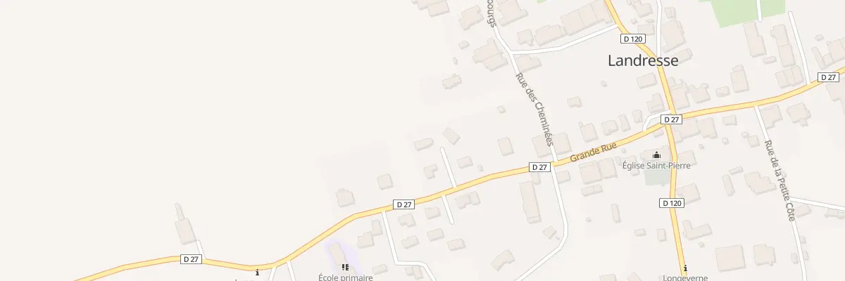 Plan du 1 Aux Carrons à Landresse