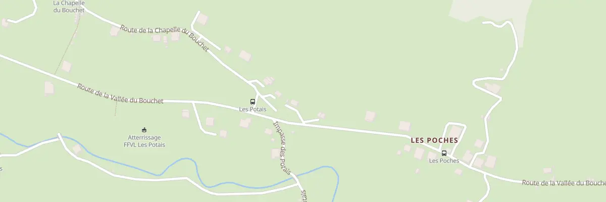 Plan du 3097 Rte de la Vallée du Bouchet au Grand-Bornand