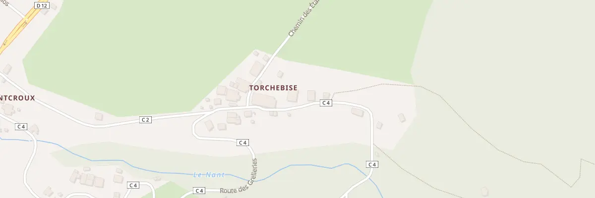 Plan du 1025 Rte des Grelieries à Habère-Lullin