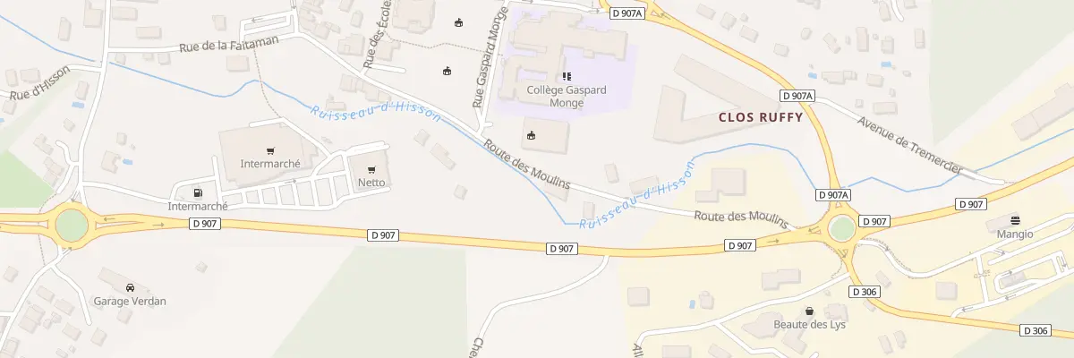 Plan du 288 Rte des Moulins à Saint-Jeoire