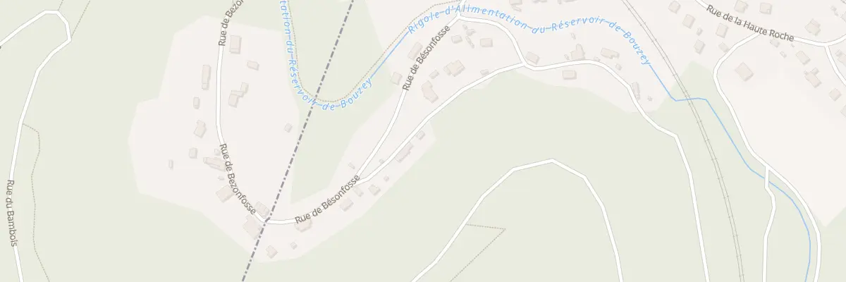 Plan du 217 Rue de la Haute Roche à Dinozé