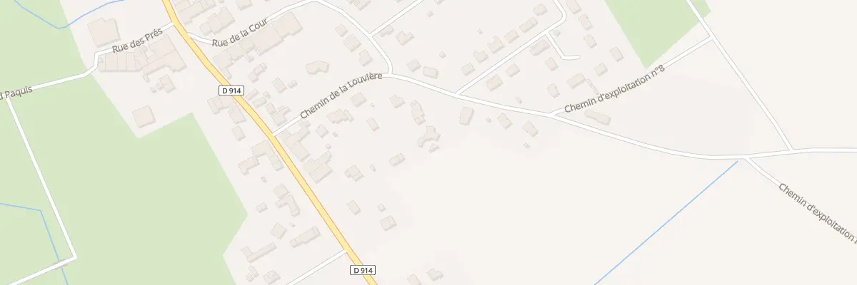 Plan du 14 Che de la Louvière à Xermaménil