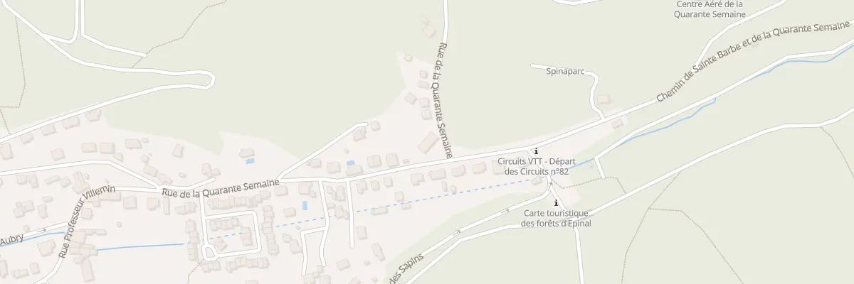 Plan du 35 Rue de la Quarante Semaine à Épinal