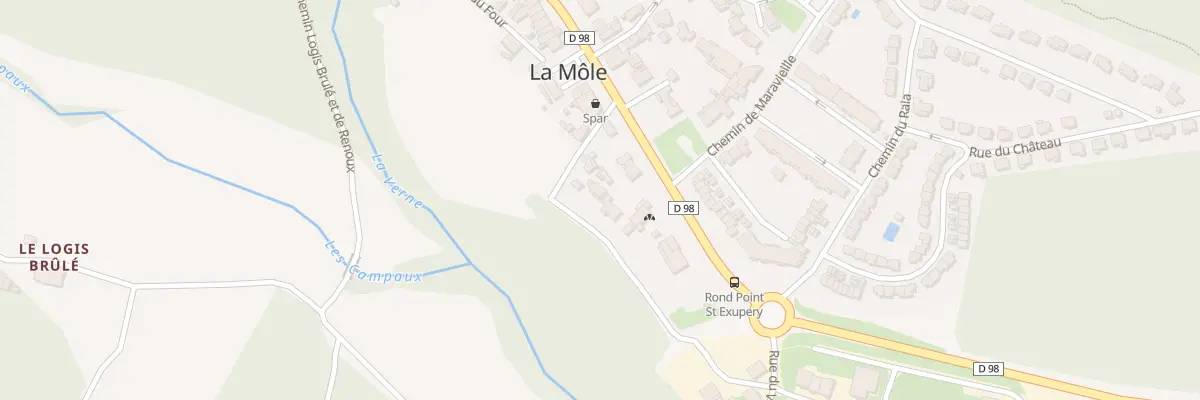 Plan du 7 Rue des Bugadieres à La Môle