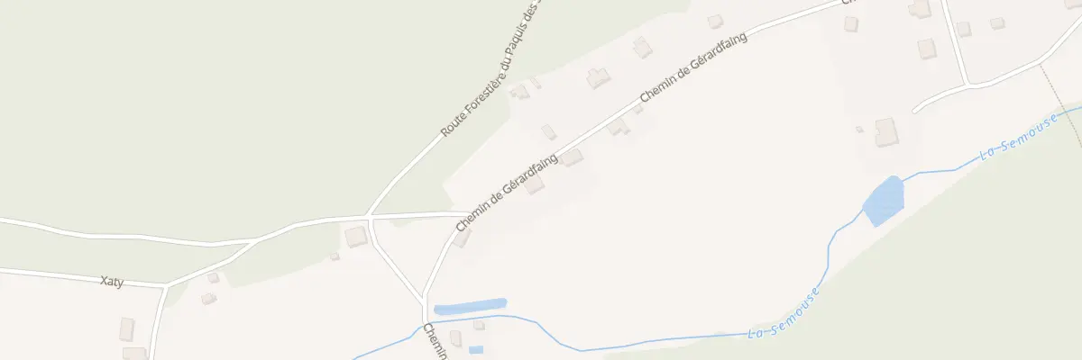 Plan du 2 Gerardfaing à Bellefontaine