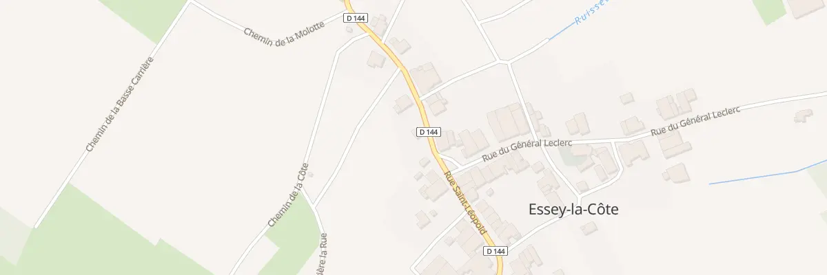 Plan du 10 Rue Saint Léopold à Essey-la-Côte