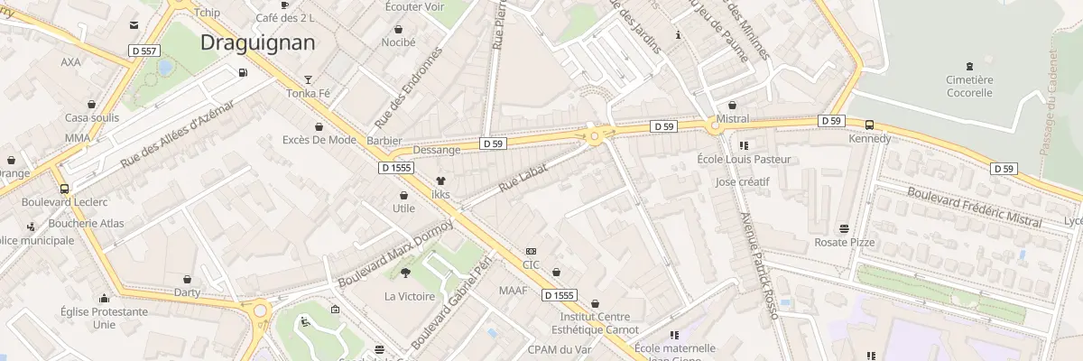 Plan du 15 Rue Labat à Draguignan