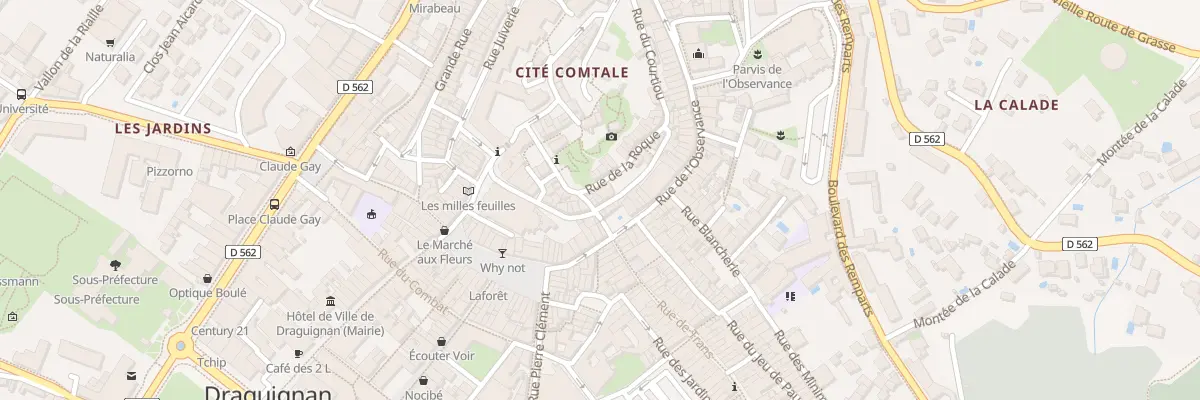 Plan du 19 Rue Saint Clair à Draguignan