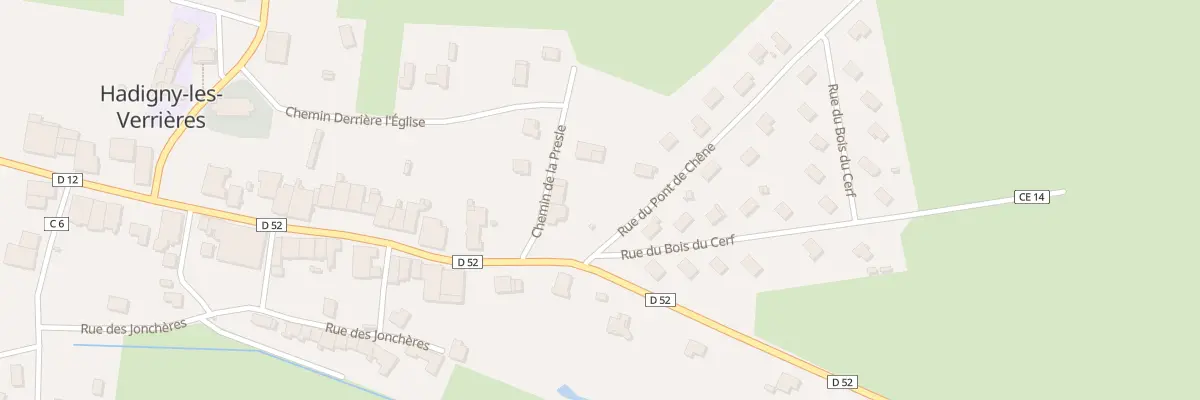 Plan du 3 Che de la Presle à Hadigny-les-Verrières