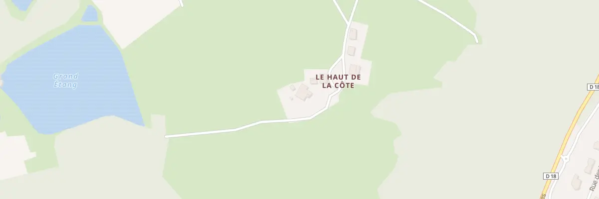 Plan du 4 Le Haut de la Cote à Raddon-et-Chapendu