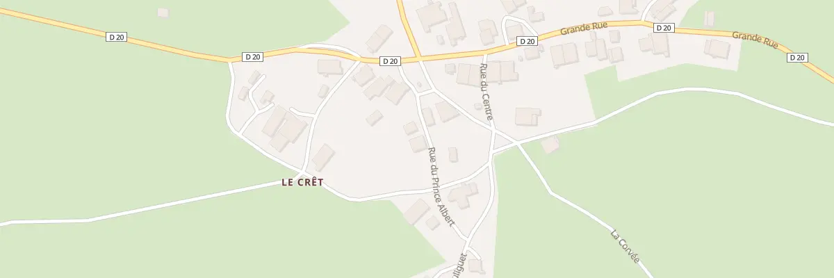 Plan du 6 Rue du Prince Albert à Germéfontaine