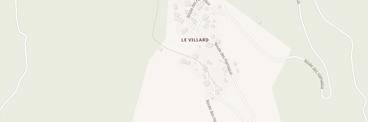 Plan du 5387 Le Villard à Cevins