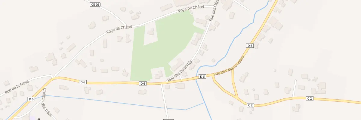 Plan du 374 Rue des Déportés à Rehaincourt